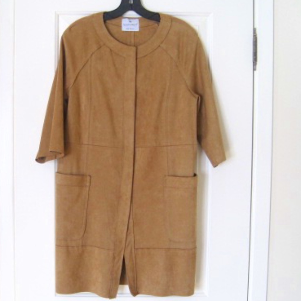 RINASCIMENTO Faux Suede Coat